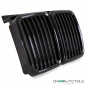 Preview: Satz Sport Kühlergrill für BMW 3er E30 passend in hochglanz Schwarz alle Modelle